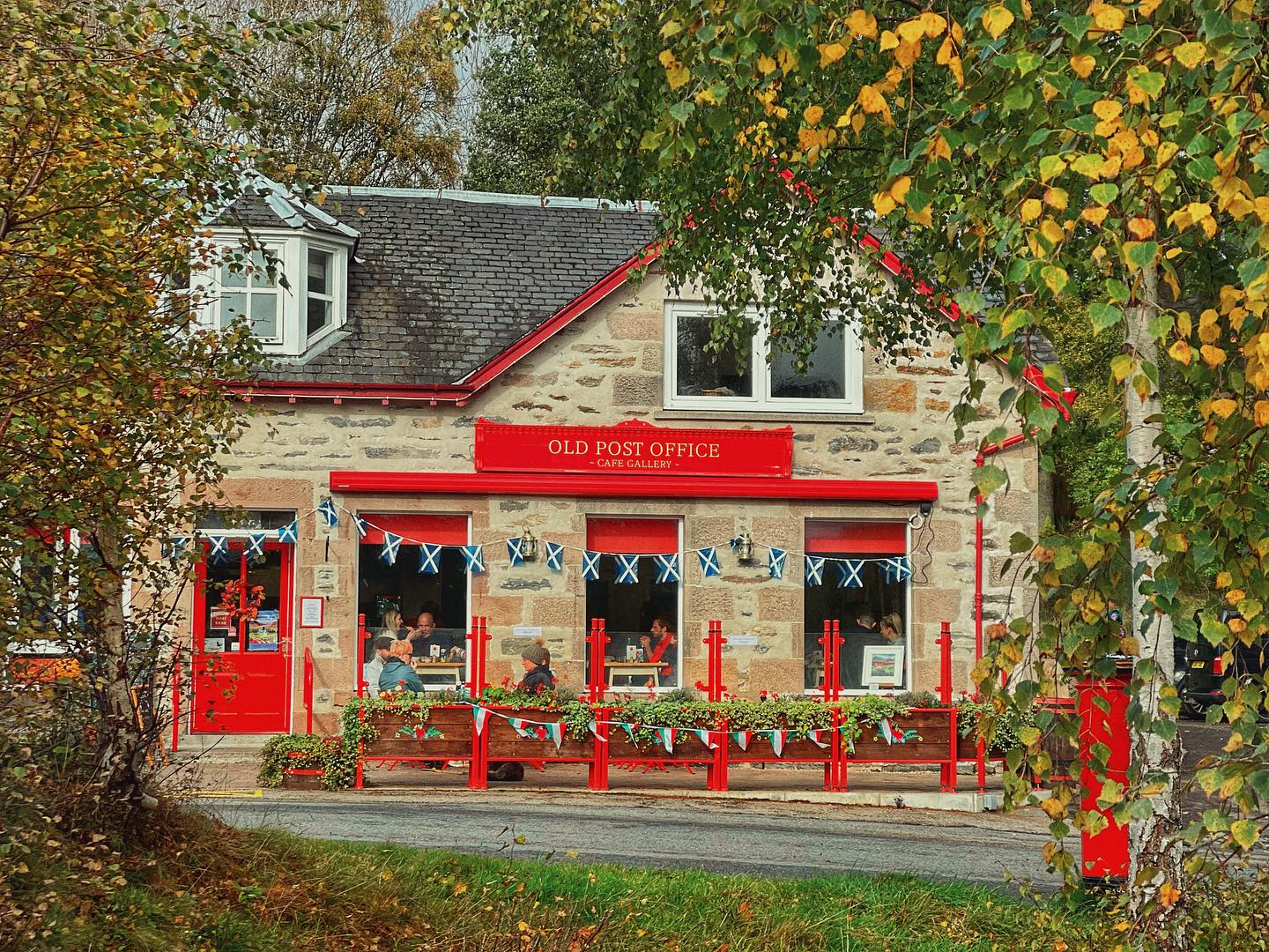 Old Post Office gallery and cafe in Kincraig