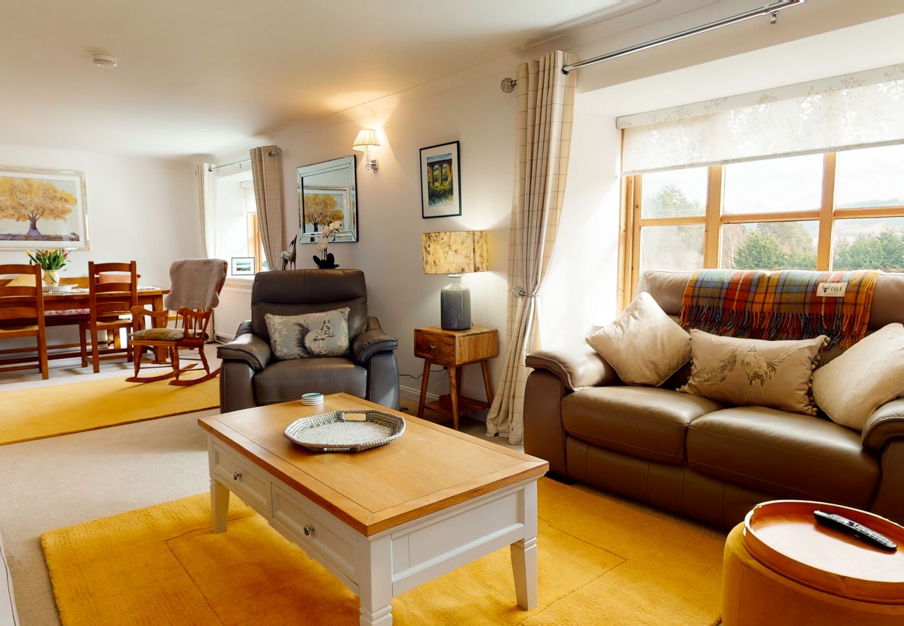 Lounge in an Inverness holiday cottage
