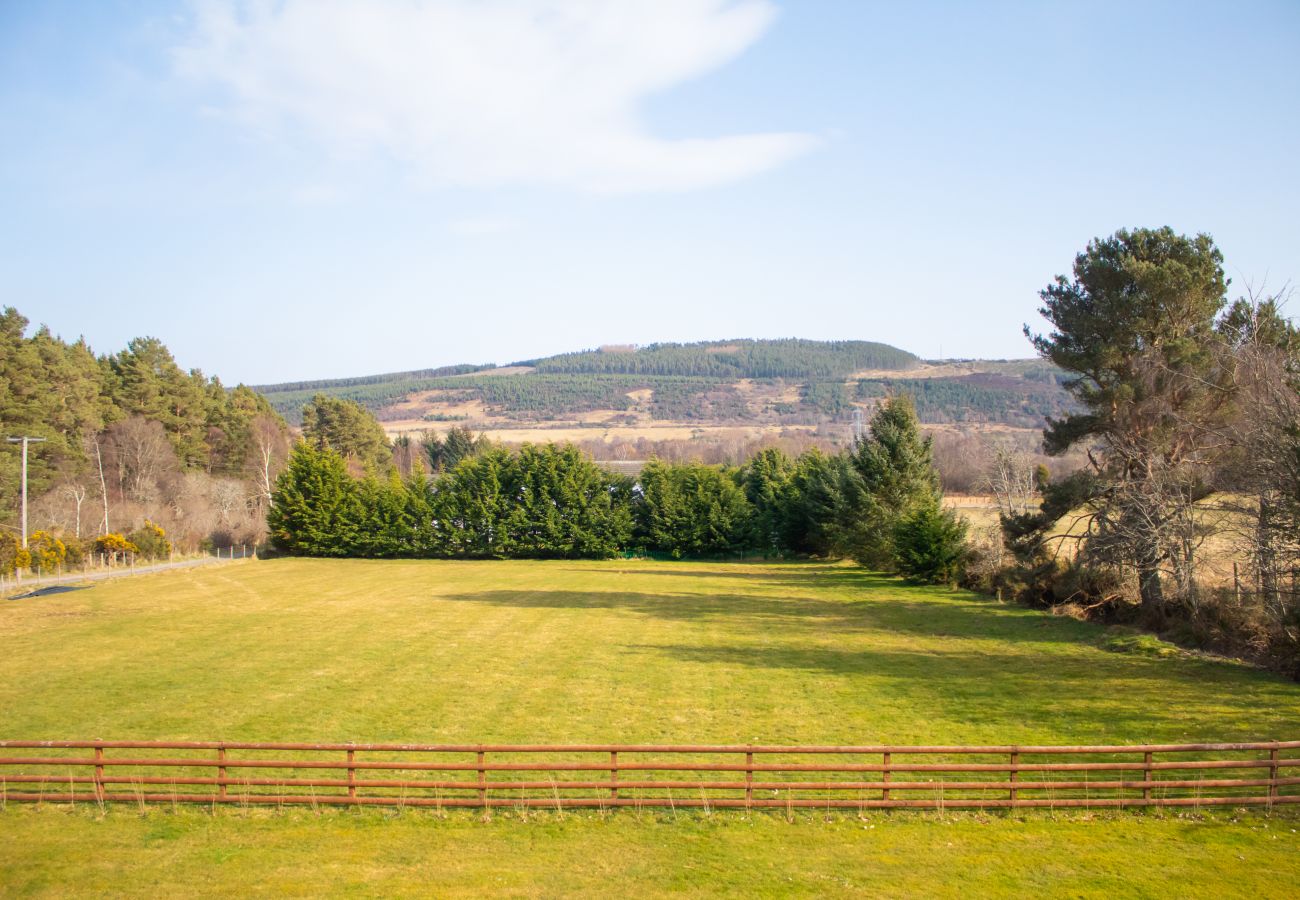 Countryside view at Highland cottage