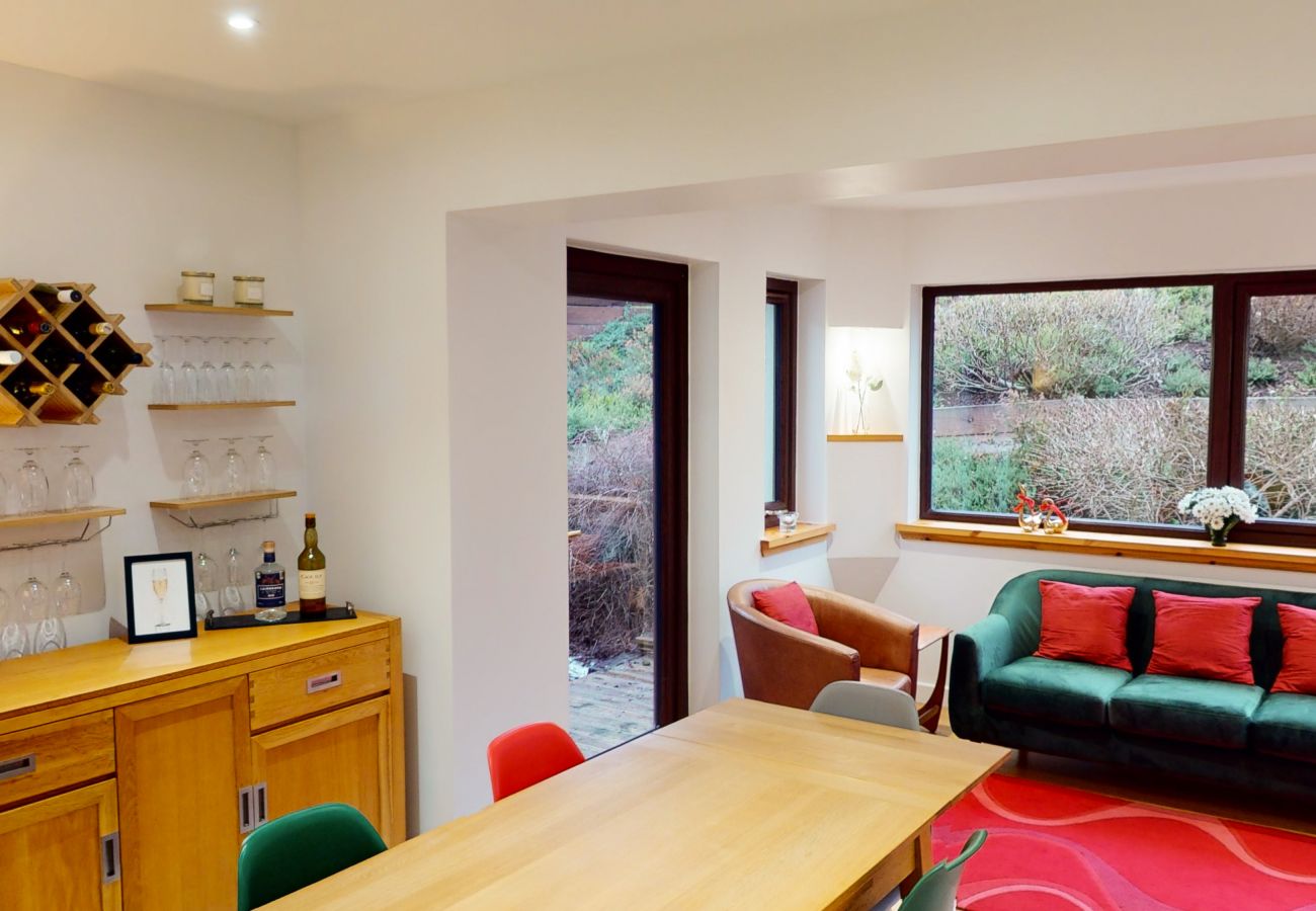  Open plan space in an Aviemore holiday home 