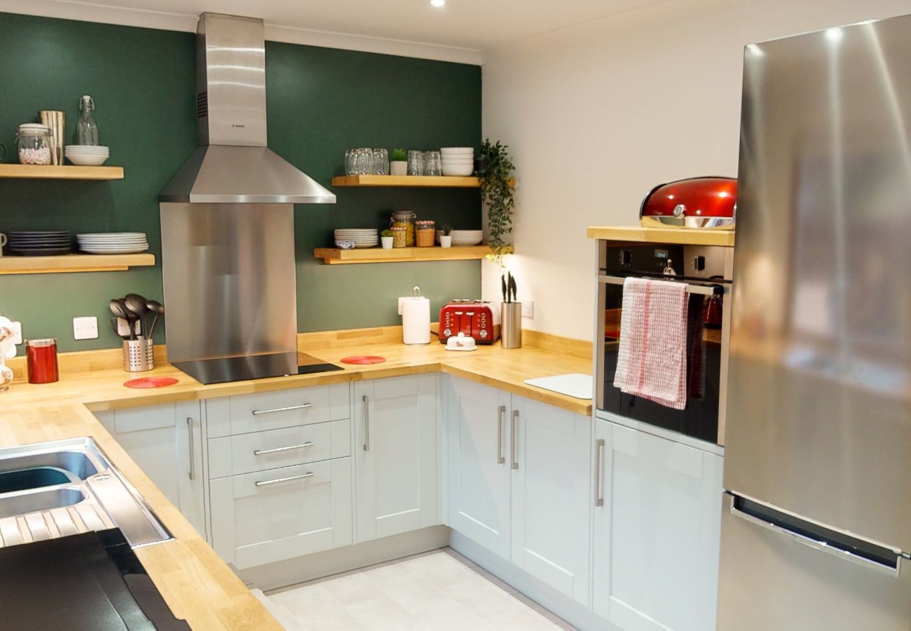 Modern kitchen in an Aviemore holiday home