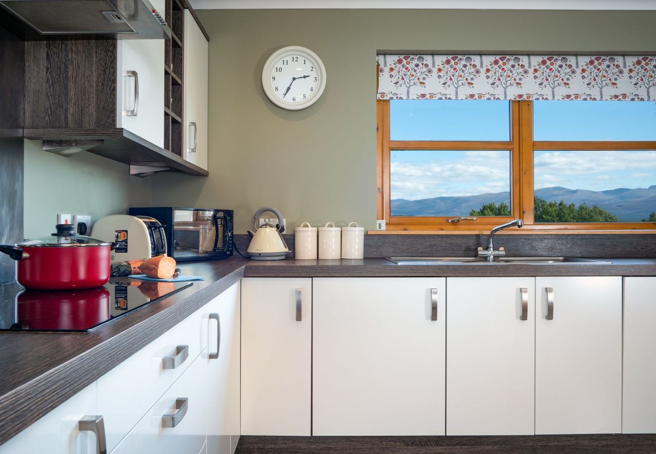 Kitchen in self catering property in Aviemore
