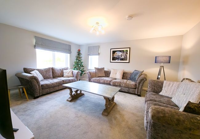 Living room at Braeside Large Holiday Home