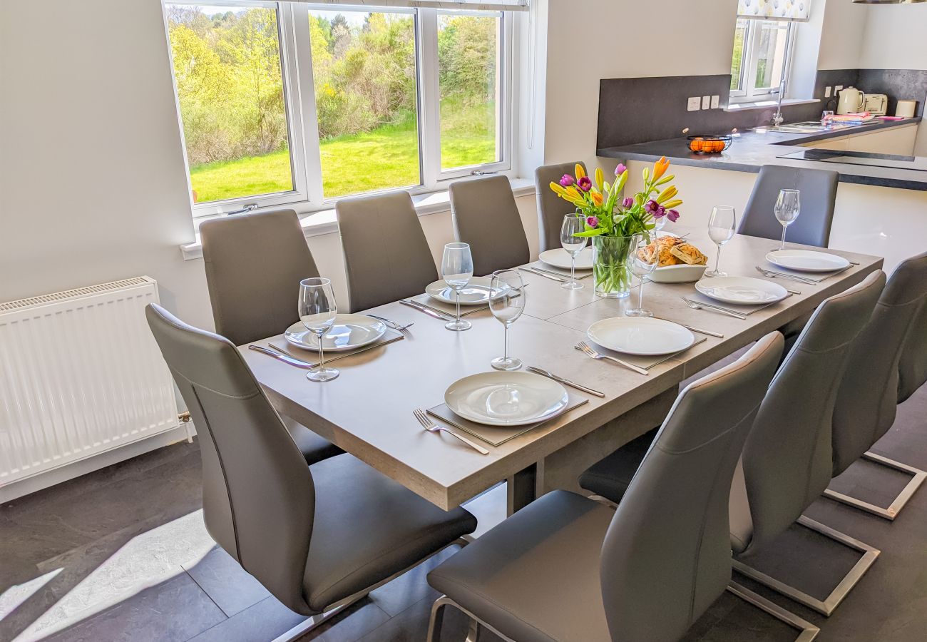 Dining space in Cairngorm holiday home