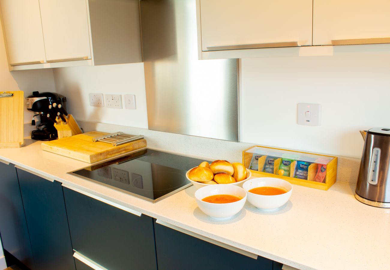Modern kitchen in an Aviemore self catering property
