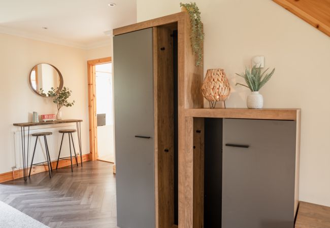Modern furnishings in Cairngorm holiday home
