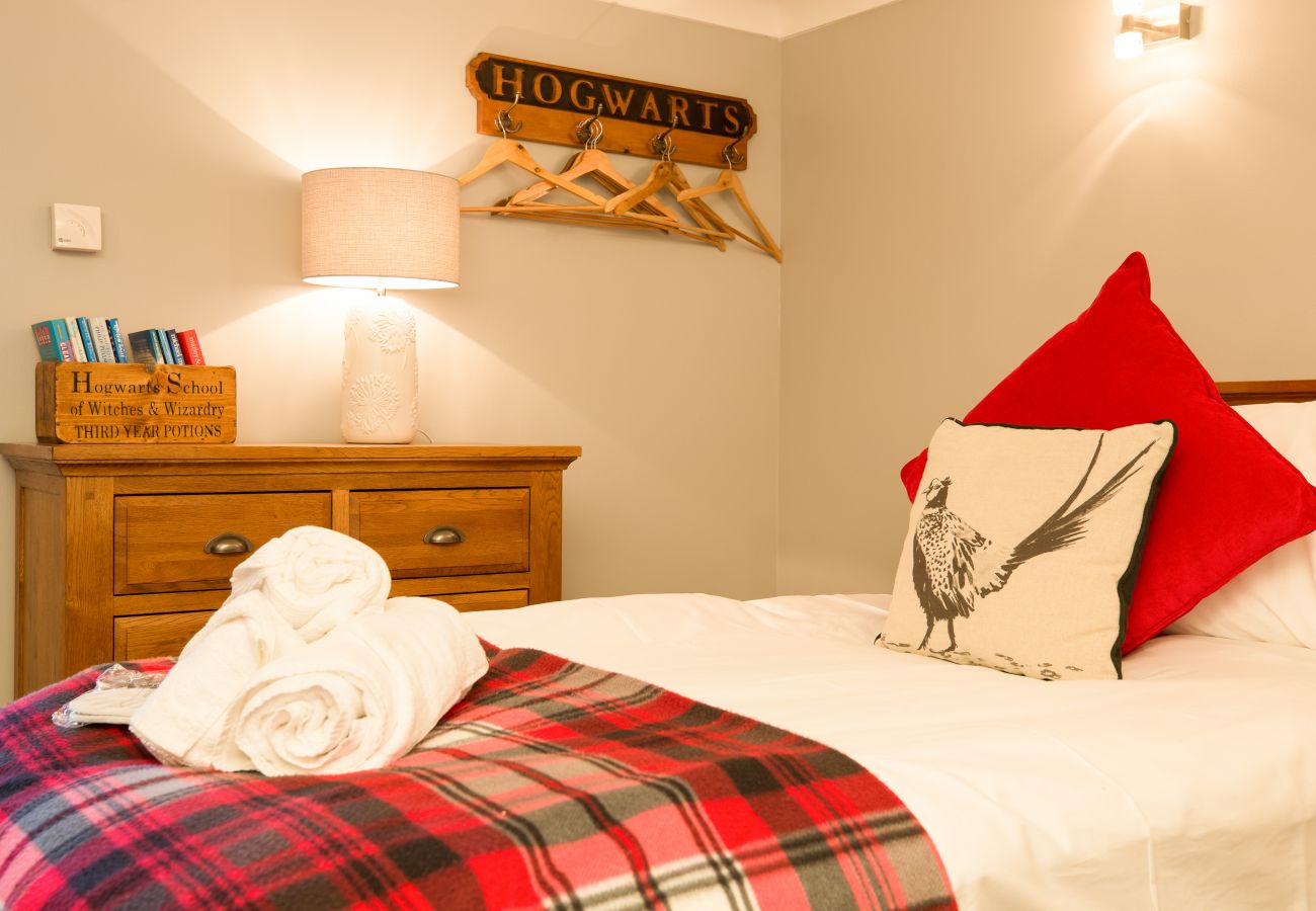 Bed at Highland holiday lodge