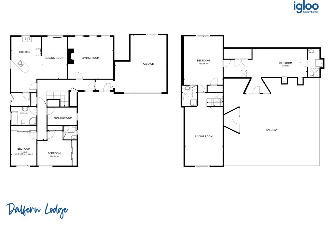 House in Aviemore - Dalfern Lodge - Aviemore lodge with hot tub and bbq hut