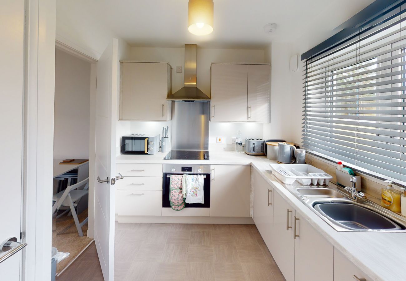 Modern kitchen in an Aviemore holiday home