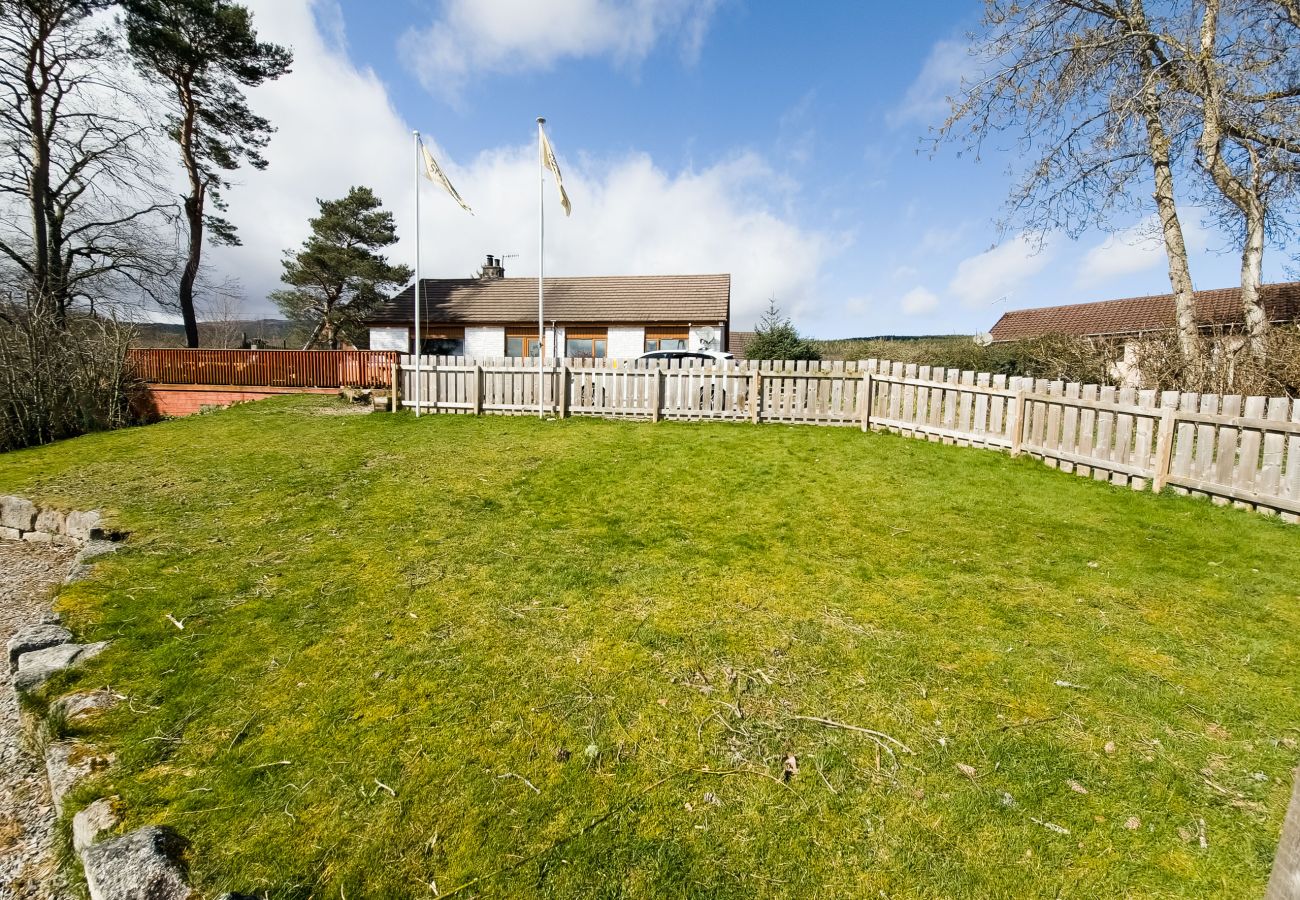 Garden space at The Shieling, Aviemore