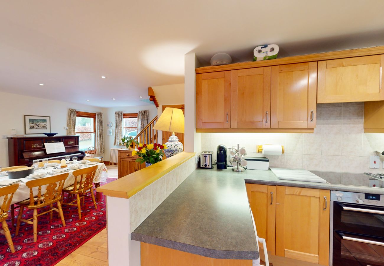Kitchen and dining area at Carriden