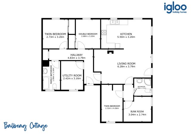 Cottage in Insh - Balbeag Cottage - Pet friendly Log Cabin  Cottage in Insh - Balbeag Cottage - Pet friendly Log Cabin