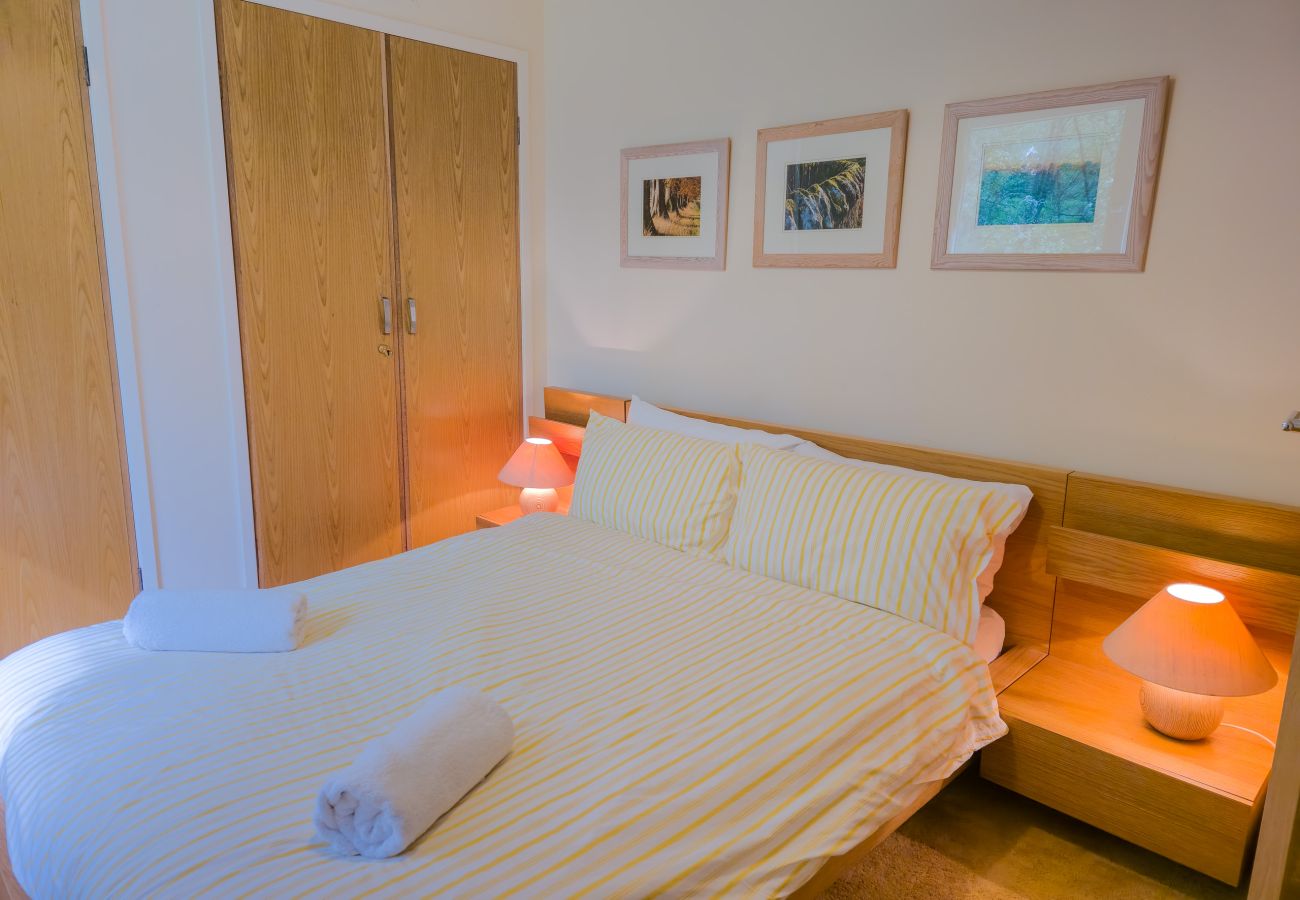 Double bedroom in a Cairngorm holiday home