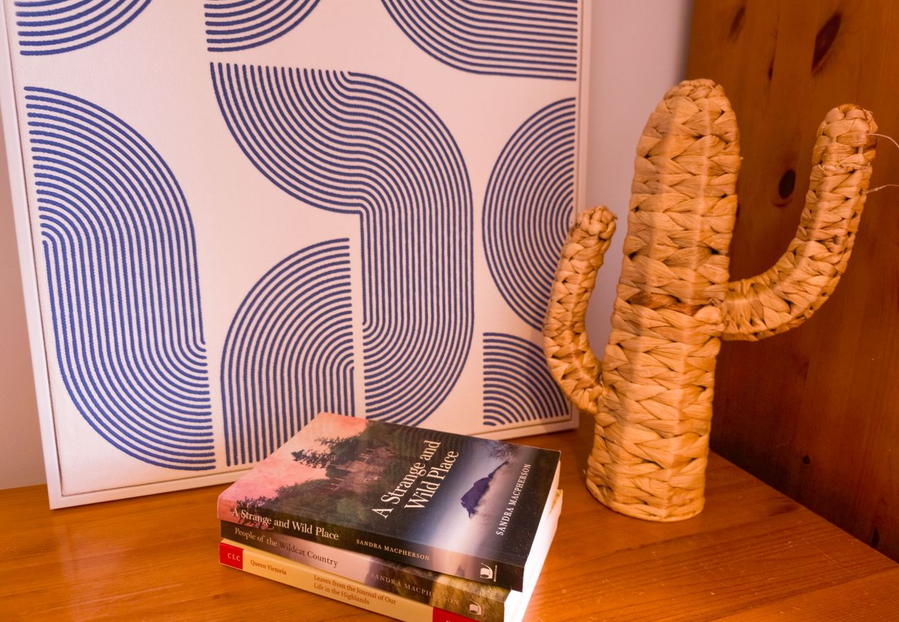 Bunk room decor in a holiday home in Laggan, Scotland