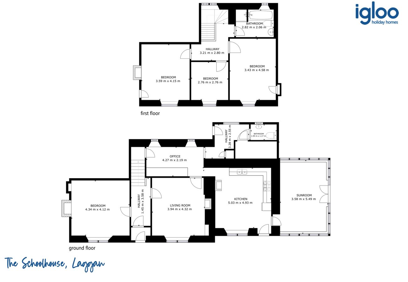 Cottage in Laggan - The Schoolhouse, Laggan - large Highland lodge