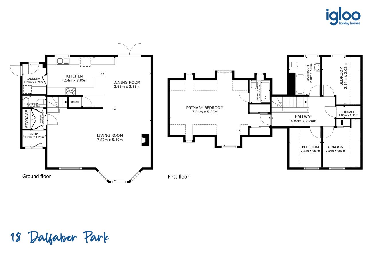 House in Aviemore - 18 Dalfaber Park - Luxurious Aviemore Lodge with hot tub