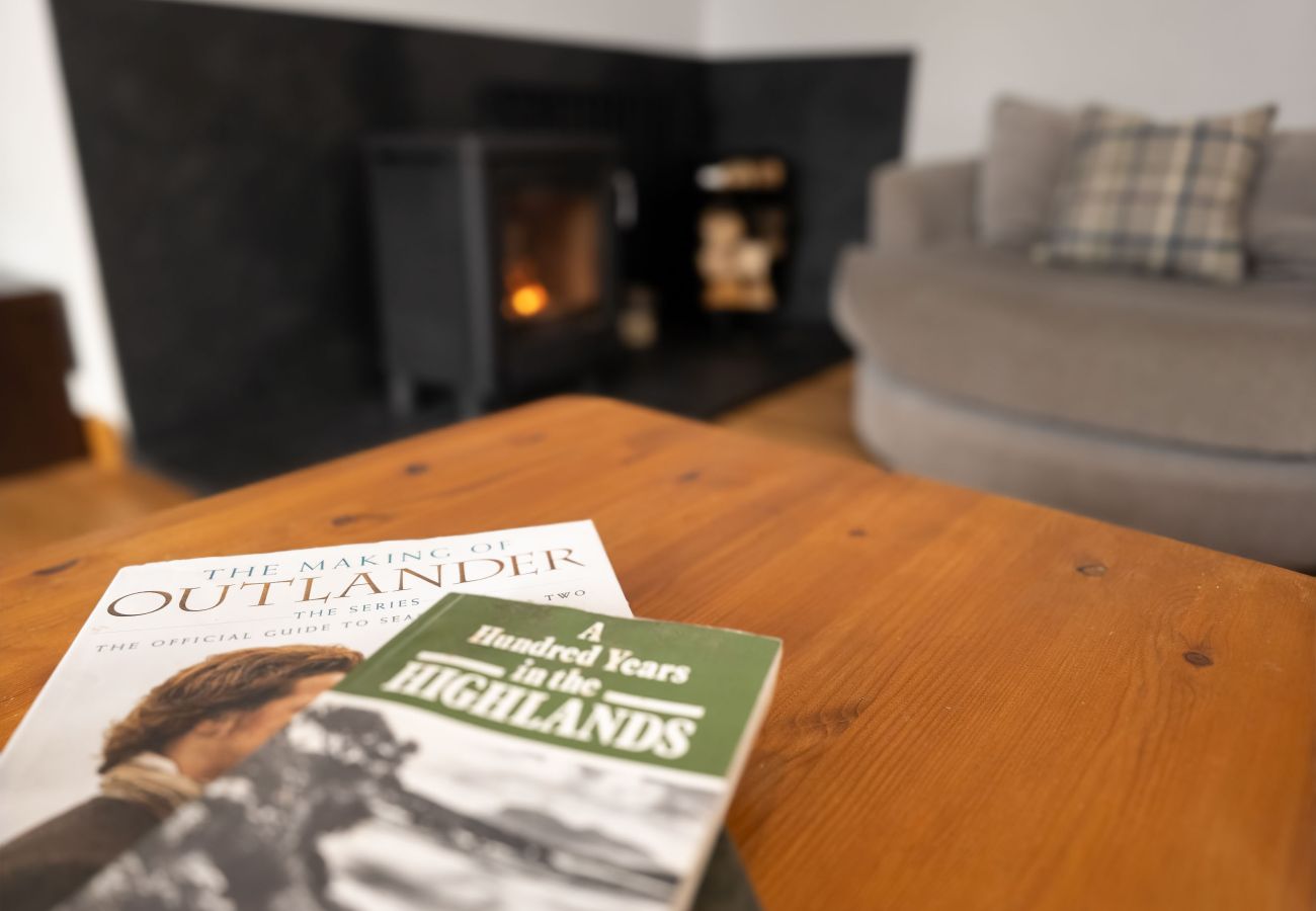 Cosy seat beside log burner