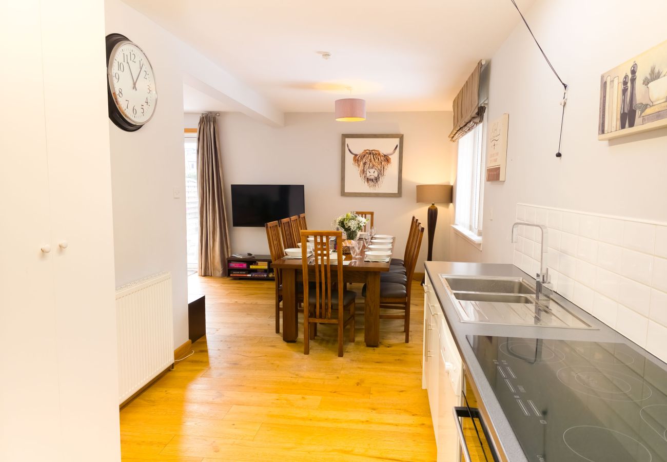 Modern kitchen with appliances and counter space