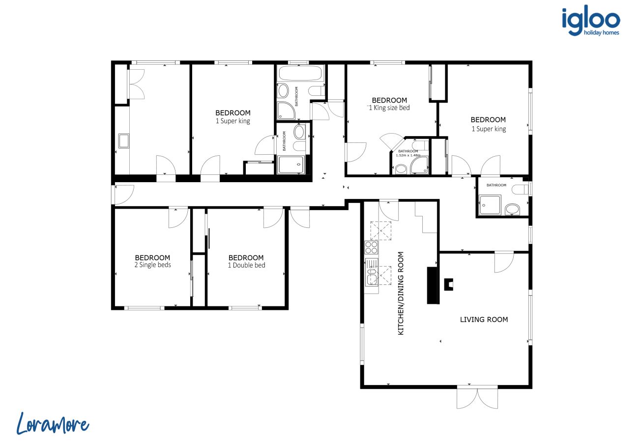 House in Aviemore - Loramore - large holiday home in Aviemore