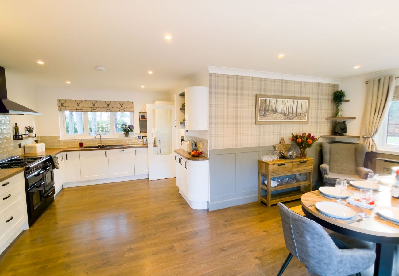 Connecting kitchen and dining area