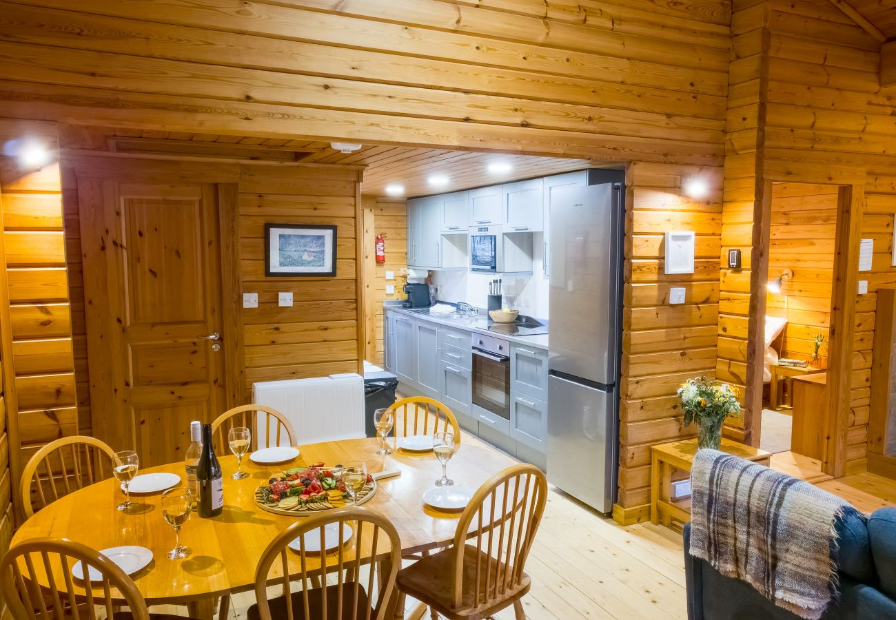 Self catering dining space in Carrbridge Holiday Home