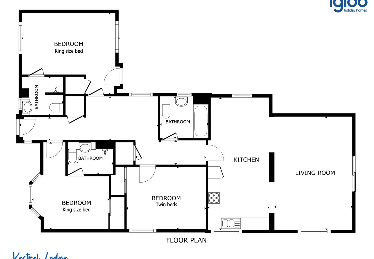 House in Aviemore - Kestrel Lodge - Aviemore hot tub lodge with sauna
