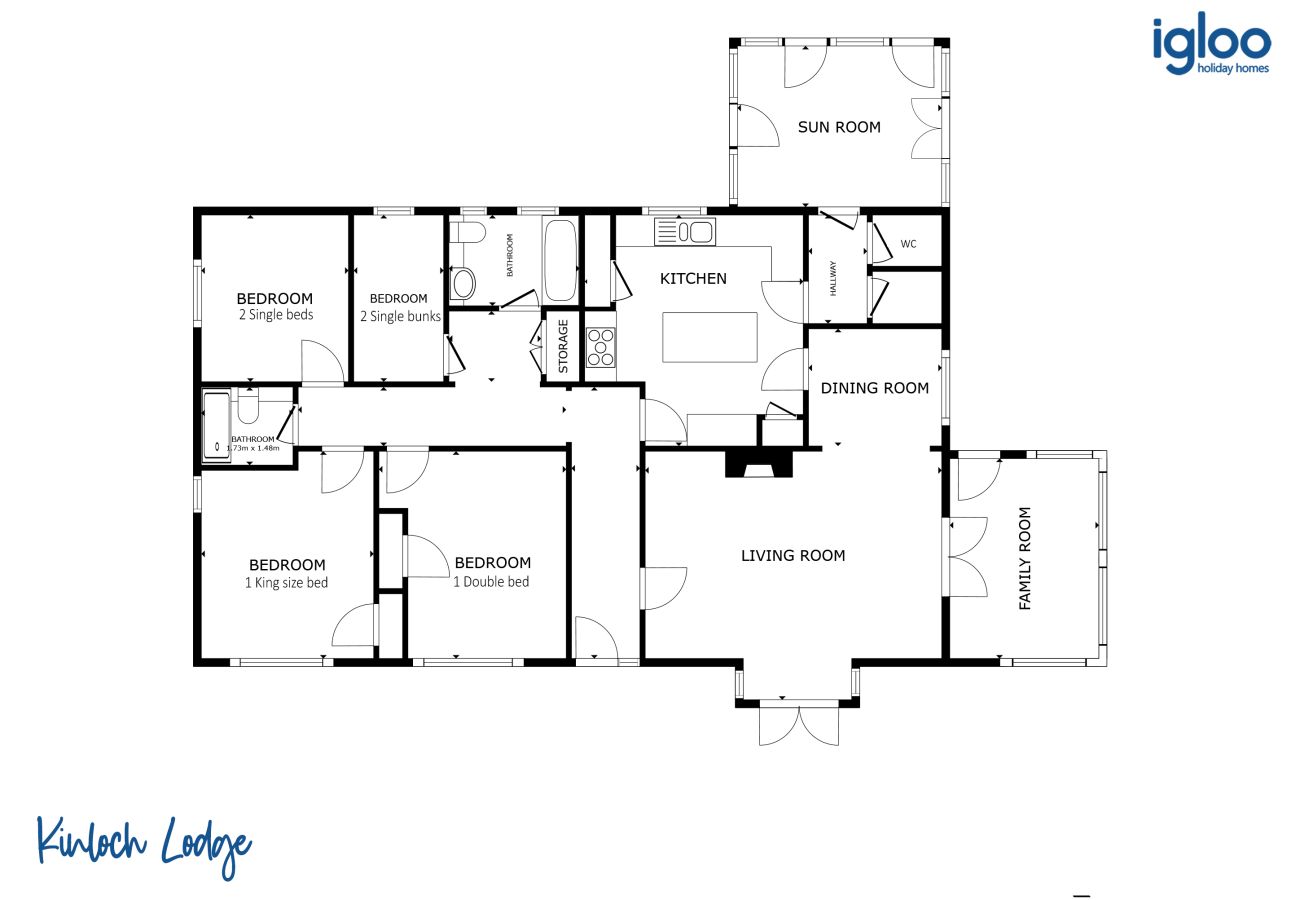 House in Drumnadrochit - Kinloch Lodge - Highland hot tub lodge close to Loch Ness